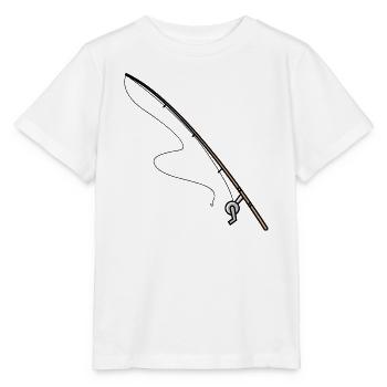 Fishing rod fishing icon - Stanley/Stella MINI CREATOR Kids’ T-Shirt - white - Front - Maike (125cm)