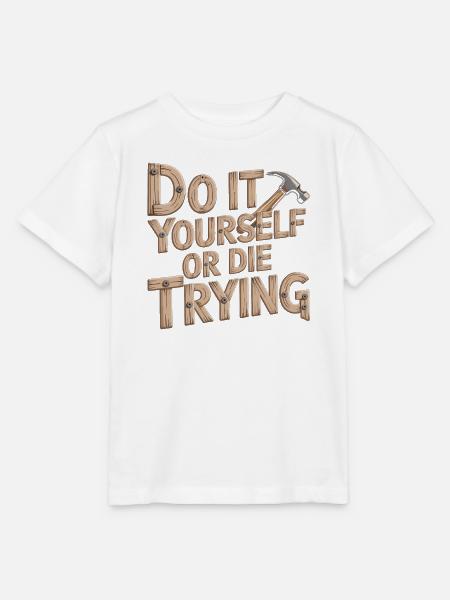 DIY Heimwerker T-Shirt - Stanley/Stella Kinder T-Shirt MINI CREATOR - Weiß