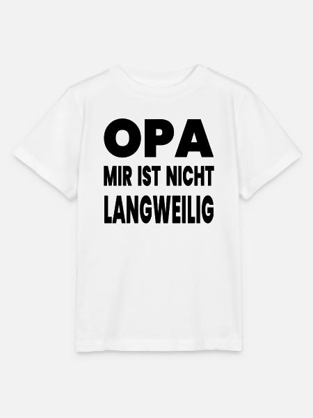 Opa - Stanley/Stella Kinder T-Shirt MINI CREATOR - Weiß