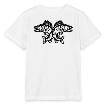 Pike Fish - Stanley/Stella MINI CREATOR Kids’ T-Shirt - white - Front - Maike (125cm)