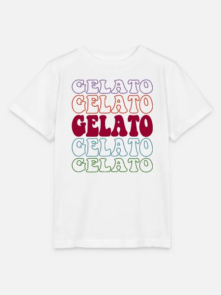 Gelato Eiskrem - Stanley/Stella Kinder T-Shirt MINI CREATOR  - Weiß