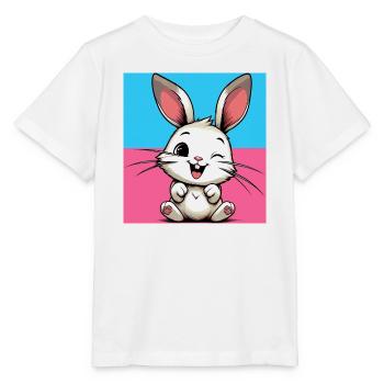 Kaninchen - Stanley/Stella Kinder T-Shirt MINI CREATOR  - Weiß - Vorne - Maike (125cm)