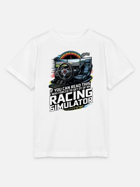 Rennsimulator - Stanley/Stella Kinder T-Shirt MINI CREATOR  - Weiß