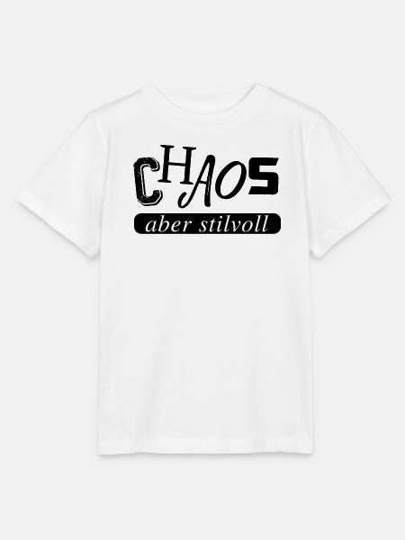 Chaos, aber stilvoll - Stanley/Stella Kinder T-Shirt MINI CREATOR - Weiß
