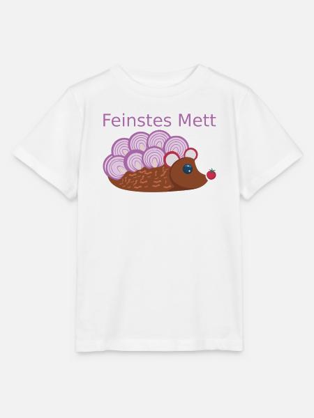 Der Mettigel: Feinstes Mett! (Nr.2) - Stanley/Stella Kinder T-Shirt MINI CREATOR - Weiß