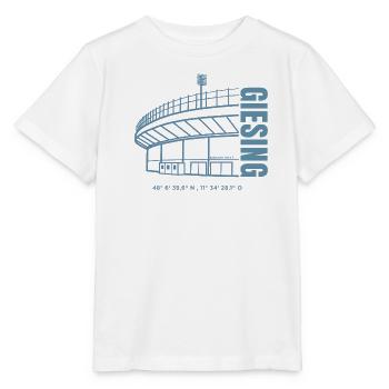 Stadion Print Grünwalder - Stanley/Stella Kinder T-Shirt MINI CREATOR  - Weiß - Vorne - Maike (125cm)