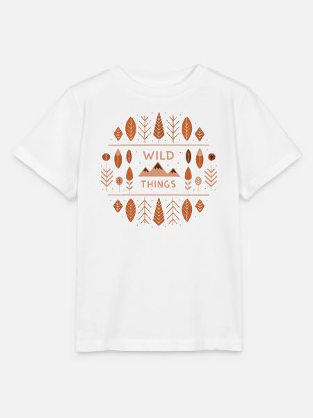 Naturmuster des Wildwaldes - Stanley/Stella Kinder T-Shirt MINI CREATOR  - Weiß