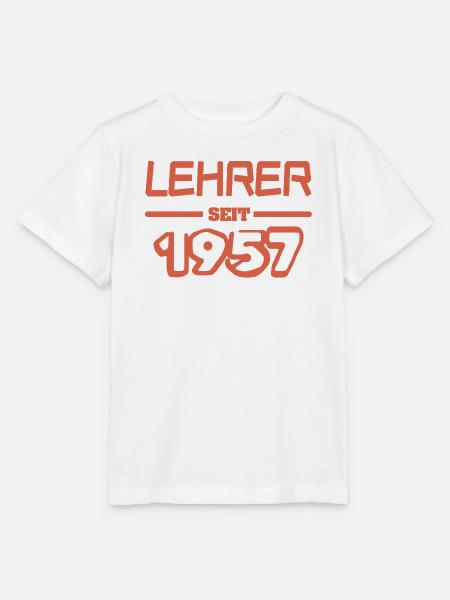 Lehrerin 1957 - Stanley/Stella Kinder T-Shirt MINI CREATOR - Weiß