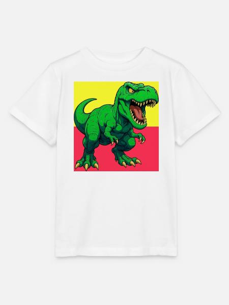 Dinosaurier - Stanley/Stella Kinder T-Shirt MINI CREATOR - Weiß