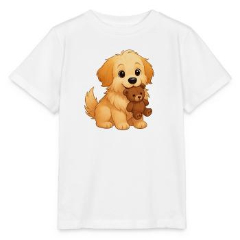 Fluffy findet verlorenes Spielzeug - Stanley/Stella Kinder T-Shirt MINI CREATOR  - Weiß - Vorne - Maike (125cm)
