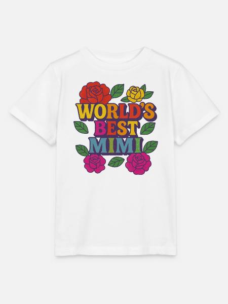 Die beste Mutter der Welt - Stanley/Stella Kinder T-Shirt MINI CREATOR - Weiß