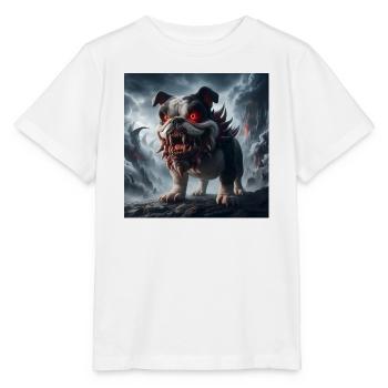 Bouledogue Démoniaque des Ruines - T-shirt bio MINI CREATOR Stanley/Stella Enfant - blanc - Devant - Maike (125cm)