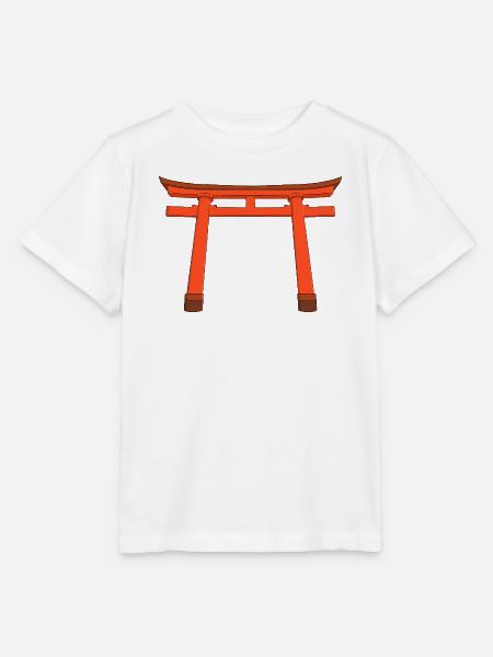 Lebendiges Torii-Tor - Stanley/Stella Kinder T-Shirt MINI CREATOR  - Weiß