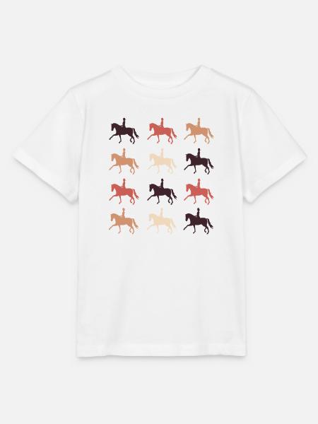 Dressurpferd - Stanley/Stella Kinder T-Shirt MINI CREATOR - Weiß