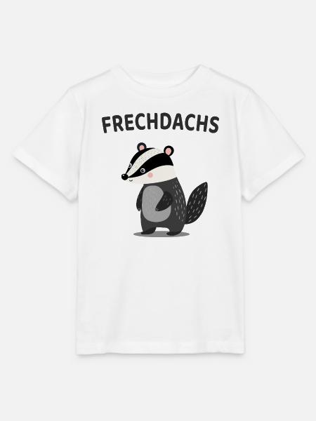 Frechdachs Lustiger Dachs Spruch - Stanley/Stella Kinder T-Shirt MINI CREATOR  - Weiß