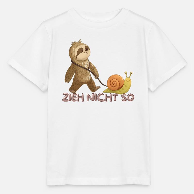 Zieh Nicht So – Langsame Freundschaft - Stanley/Stella Kinder T-Shirt MINI CREATOR - Weiß