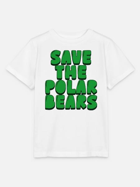 Rettet die Eisbären - Stanley/Stella Kinder T-Shirt MINI CREATOR - Weiß