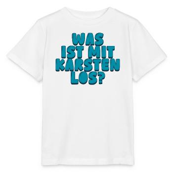 Was ist mit Karsten los? - Stanley/Stella Kinder T-Shirt MINI CREATOR  - Weiß - Vorne - Maike (125cm)