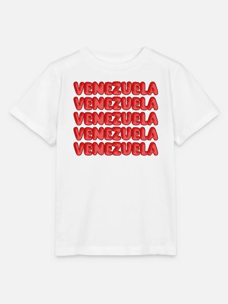 Venezuela - Stanley/Stella Kinder T-Shirt MINI CREATOR - Weiß