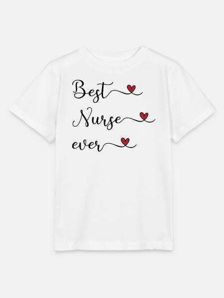 Krankenschwester - beste Krankenschwester - Stanley/Stella Kinder T-Shirt MINI CREATOR  - Weiß