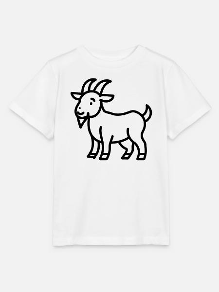 Ziege - Stanley/Stella Kinder T-Shirt MINI CREATOR - Weiß