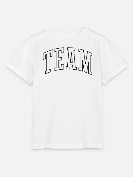 Team Outline - Stanley/Stella Kinder T-Shirt MINI CREATOR  - Weiß