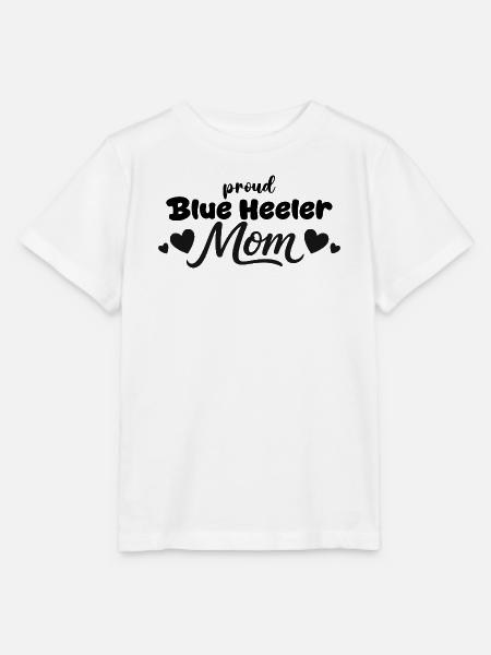  Stolze Blue Heeler Mutter, Australischer - Stanley/Stella Kinder T-Shirt MINI CREATOR  - Weiß