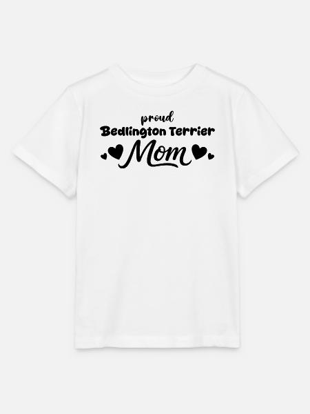 Stolze Bedlington Mutter, Bedlington Terrier - Stanley/Stella Kinder T-Shirt MINI CREATOR - Weiß