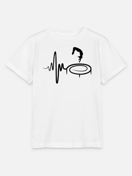 Trampolinspringen Kind - Stanley/Stella Kinder T-Shirt MINI CREATOR  - Weiß