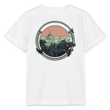 Pagoda Comic Style - Stanley/Stella MINI CREATOR Kids’ T-Shirt - white - Front - Maike (125cm)