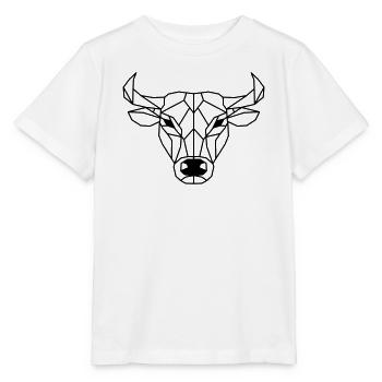Polygone de bœuf - T-shirt bio MINI CREATOR Stanley/Stella Enfant - blanc - Devant - Maike (125cm)