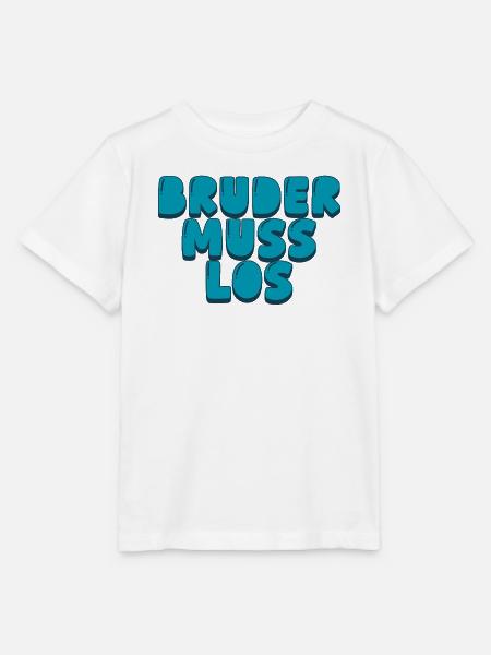 Bruder muss los - Stanley/Stella Kinder T-Shirt MINI CREATOR  - Weiß