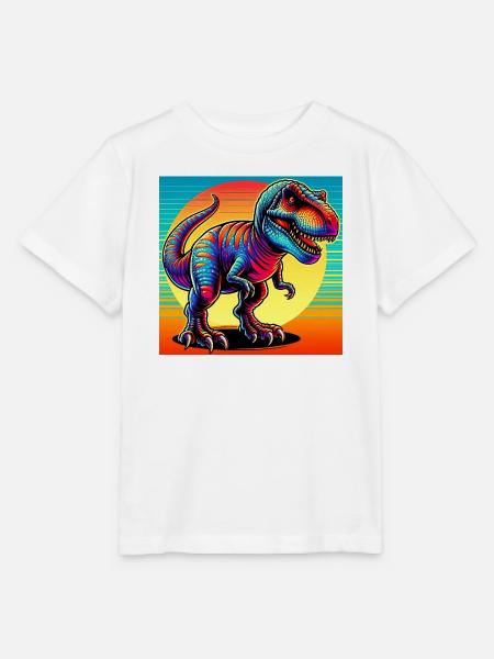 Dinosaurier - Stanley/Stella Kinder T-Shirt MINI CREATOR  - Weiß