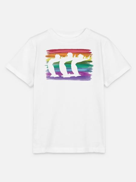 Artistic Swim Team Synchronschwimmen - Stanley/Stella Kinder T-Shirt MINI CREATOR  - Weiß