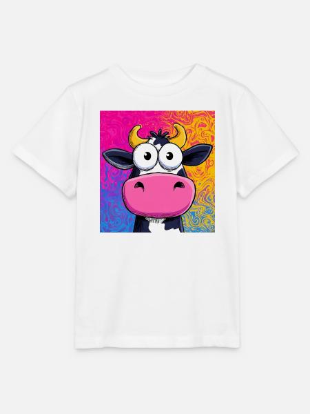 Kuh - Stanley/Stella Kinder T-Shirt MINI CREATOR  - Weiß