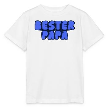 Bester Papa - Stanley/Stella Kinder T-Shirt MINI CREATOR  - Weiß - Vorne - Maike (125cm)