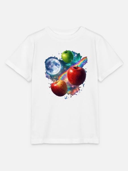 Kosmische Apfelwelten - Stanley/Stella Kinder T-Shirt MINI CREATOR - Weiß