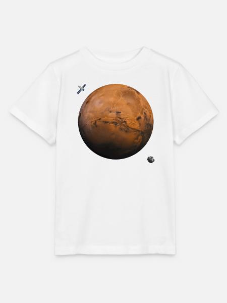 Planet Mars - Stanley/Stella Kinder T-Shirt MINI CREATOR - Weiß