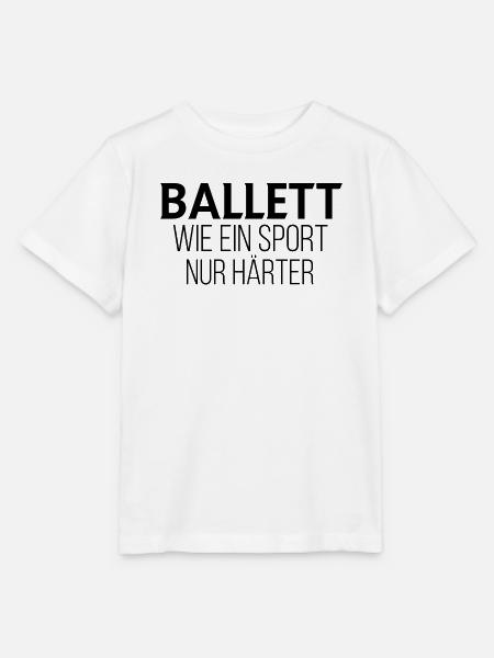 Ballett lustig - Stanley/Stella Kinder T-Shirt MINI CREATOR - Weiß