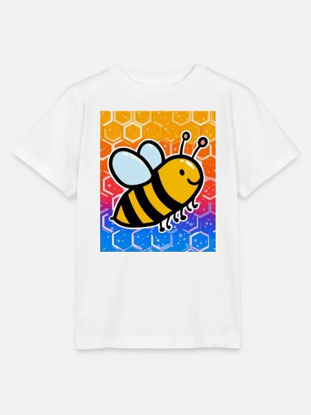 Biene - Stanley/Stella Kinder T-Shirt MINI CREATOR - Weiß