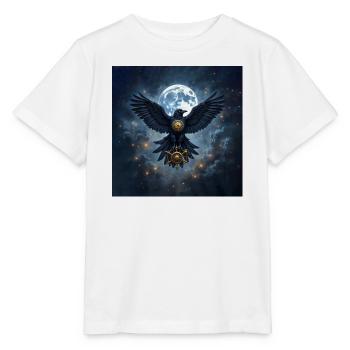 Sidereal Raven with Lunar Rudder - Stanley/Stella MINI CREATOR Kids’ T-Shirt - white - Front - Maike (125cm)