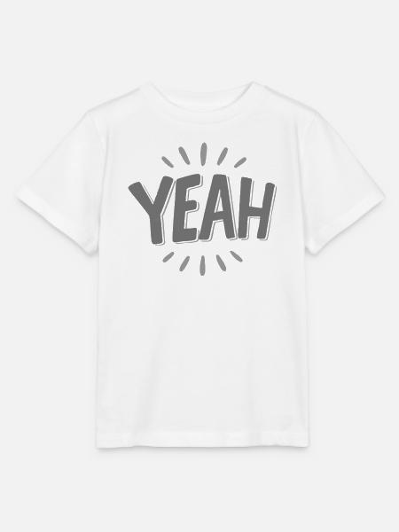 Yeah Jubelstrahl Design - Stanley/Stella Kinder T-Shirt MINI CREATOR - Weiß