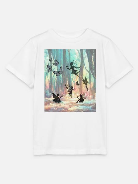Regenbogenfeenwald - Stanley/Stella Kinder T-Shirt MINI CREATOR - Weiß