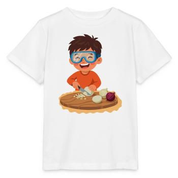 Kind Schneidet Zwieblen Smart - Stanley/Stella Kinder T-Shirt MINI CREATOR  - Weiß - Vorne - Maike (125cm)