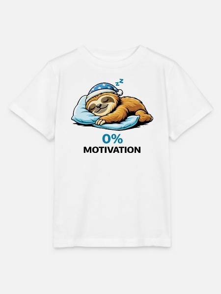 Schläfriger Faulheit bei null Prozent - Stanley/Stella Kinder T-Shirt MINI CREATOR - Weiß