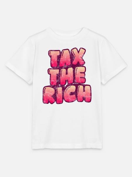 Tax The Rich - Stanley/Stella Kinder T-Shirt MINI CREATOR - Weiß