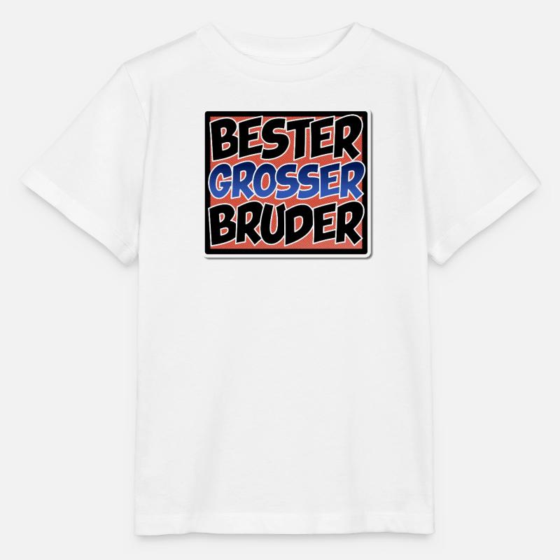 Bester großer Bruder - Comic Stil - Stanley/Stella Kinder T-Shirt MINI CREATOR  - Weiß