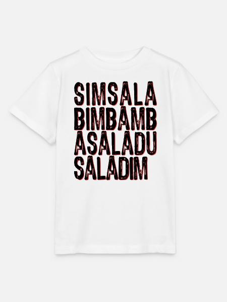 Simsalabimbambasaladusaladim - Stanley/Stella Kinder T-Shirt MINI CREATOR  - Weiß