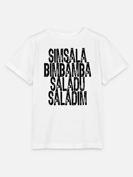 Simsalabimbambasaladusaladim - Stanley/Stella Kinder T-Shirt MINI CREATOR - Weiß