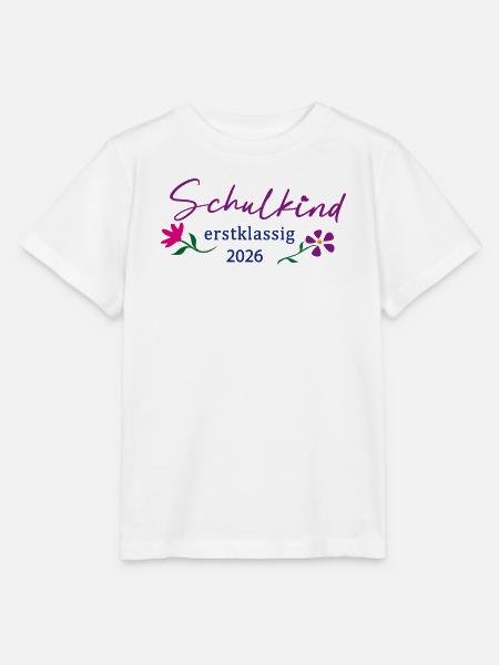 Schulkind Erstklassig 2026 - Stanley/Stella Kinder T-Shirt MINI CREATOR - Weiß